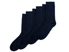 Minipop navy bamboo socks (6-pack)